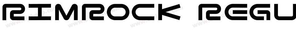 Rimrock Regular字体转换